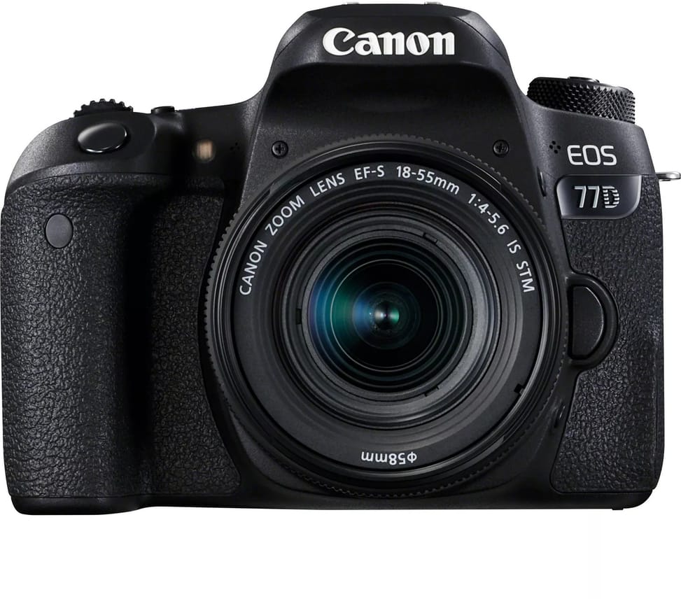 Appareil Photo Reflex Canon EOS 77D + objectif EF-S 18-55 IS (1892C017BA)
