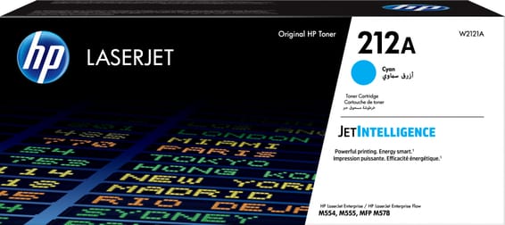 HP 212A Cyan - Toner HP LaserJet d'origine (W2121A)