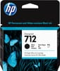 HP 712 Noir - Cartouche d'encre grande capacité HP d'origine (3ED71A)