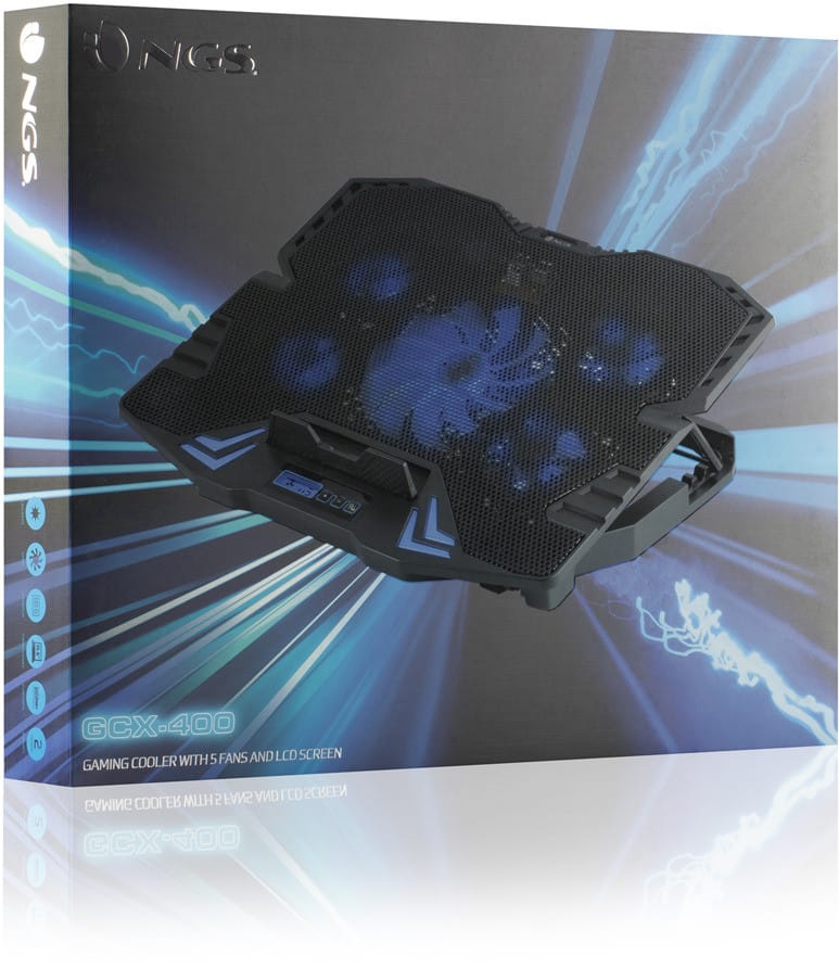 Support ventilé pour PC portable NGS Gaming Cooler GCX-400