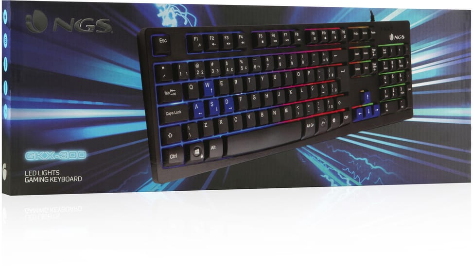 Clavier Gamer avec touches retro-éclairées NGS GKX-300