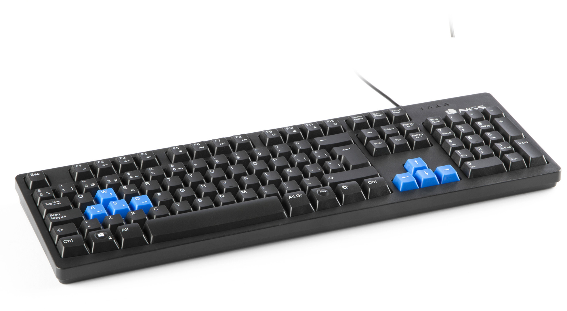 Clavier Gamer avec touches retro-éclairées NGS GKX-300 (AZERTY) prix Maroc