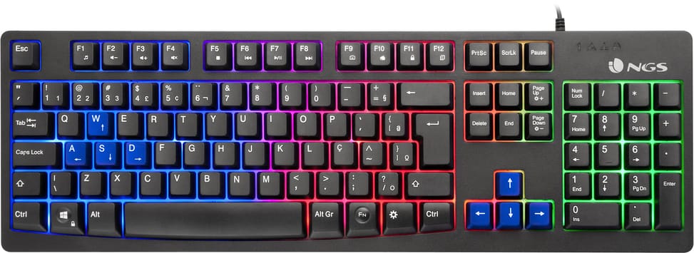 Clavier Gamer avec touches retro-éclairées NGS GKX-300