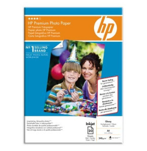 Papier photo HP premium (20 Feuilles/ A4/ 210 x 297 mm) (Q2519HG)