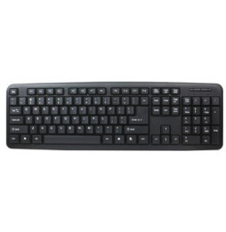 Clavier azerty UPTEC - Noir - USB - 2m  (4111125)