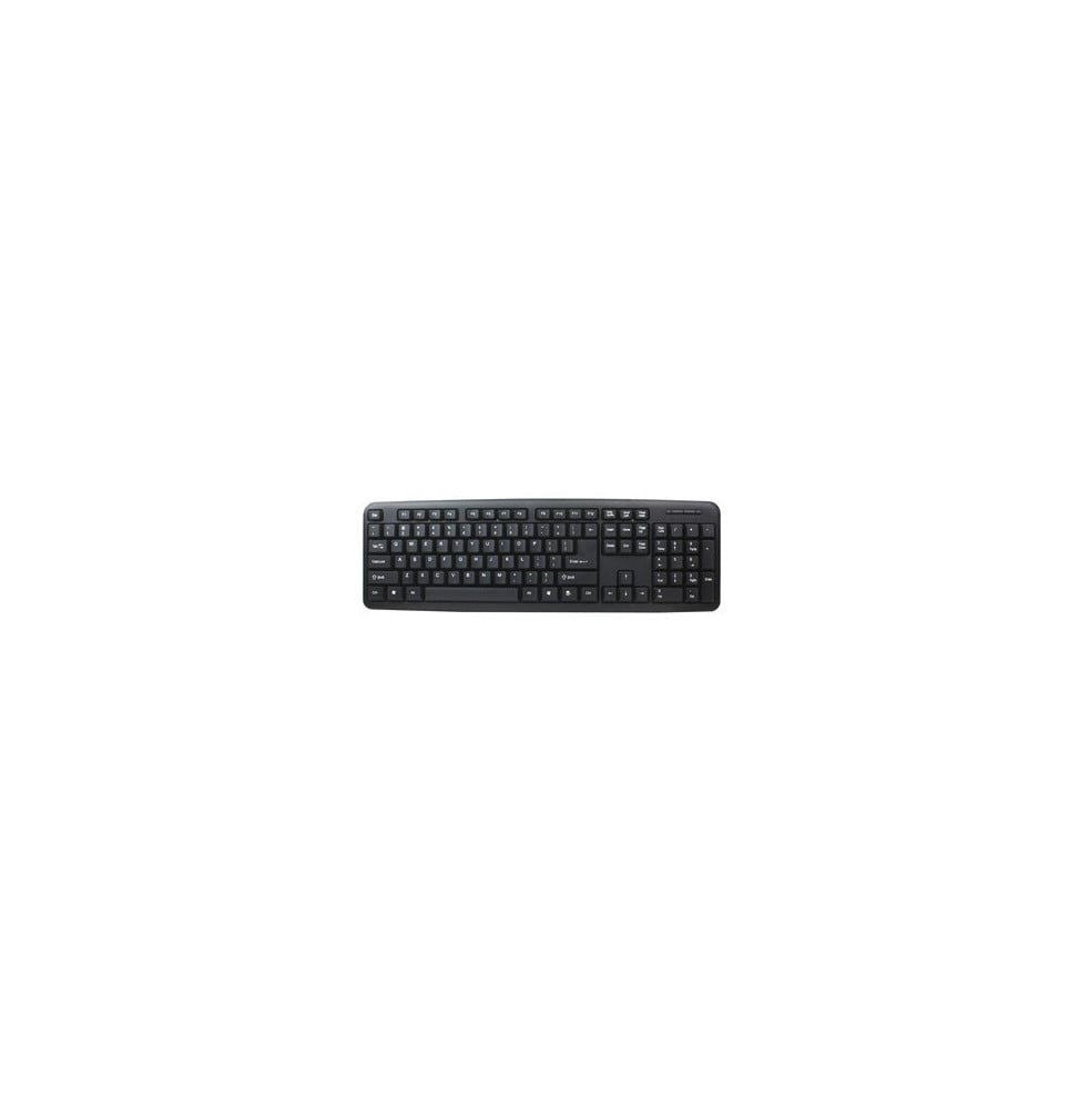 Clavier azerty UPTEC - Noir - USB - 2m  (4111125)