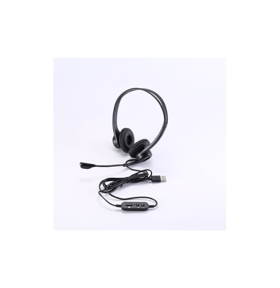 Casque/Micro USB UPTEC avec suppression bruit ambiant (4060100)