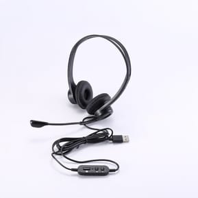 Casque/Micro UPTEC avec suppression bruit ambiant - USB (4060100)