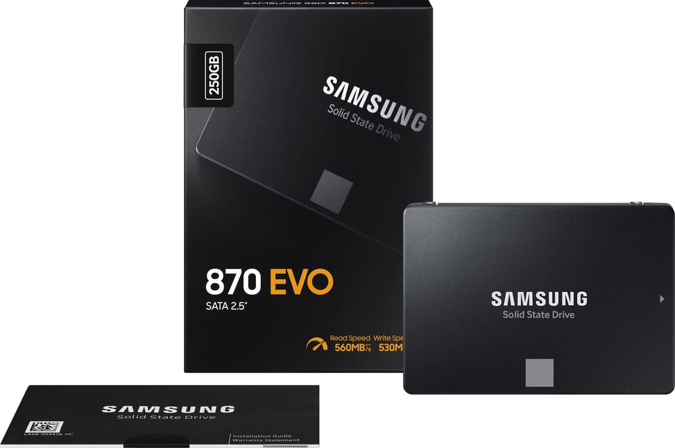 Disque Dur Interne SSD Samsung 870 EVO - 2,5" SATA