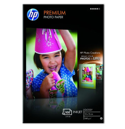 Papier photo brillant Premium HP (100 feuilles/ 10 x 15 cm) (Q8032A)