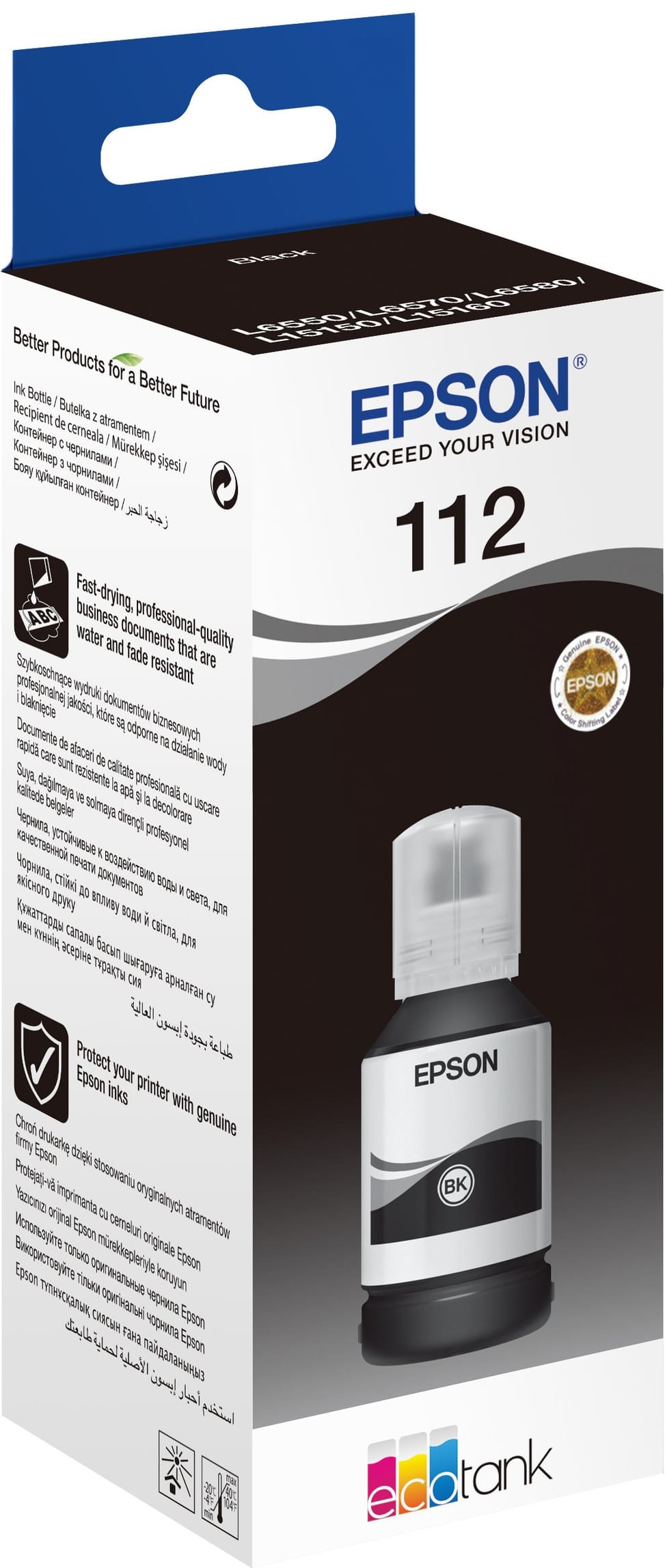 Epson 112 Black - Original Epson EcoTank Ink Bottle (C13T06C14A) — image 1