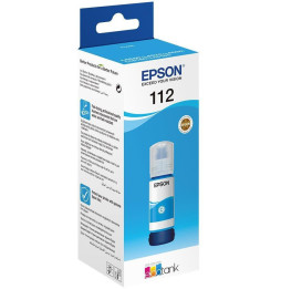 Epson 112 Cyan - Bouteille d'encre Epson EcoTank d'origine (C13T06C24A)