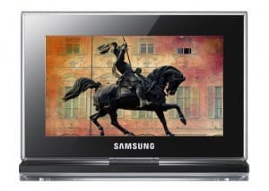 Cadre photo numérique 8’’ (2 Go) - SAMSUNG SPF-800P