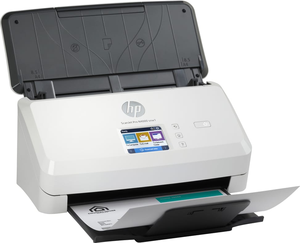 ماسح ضوئي HP ScanJet Pro N4000 snw1 (6FW08A) — صورة 1