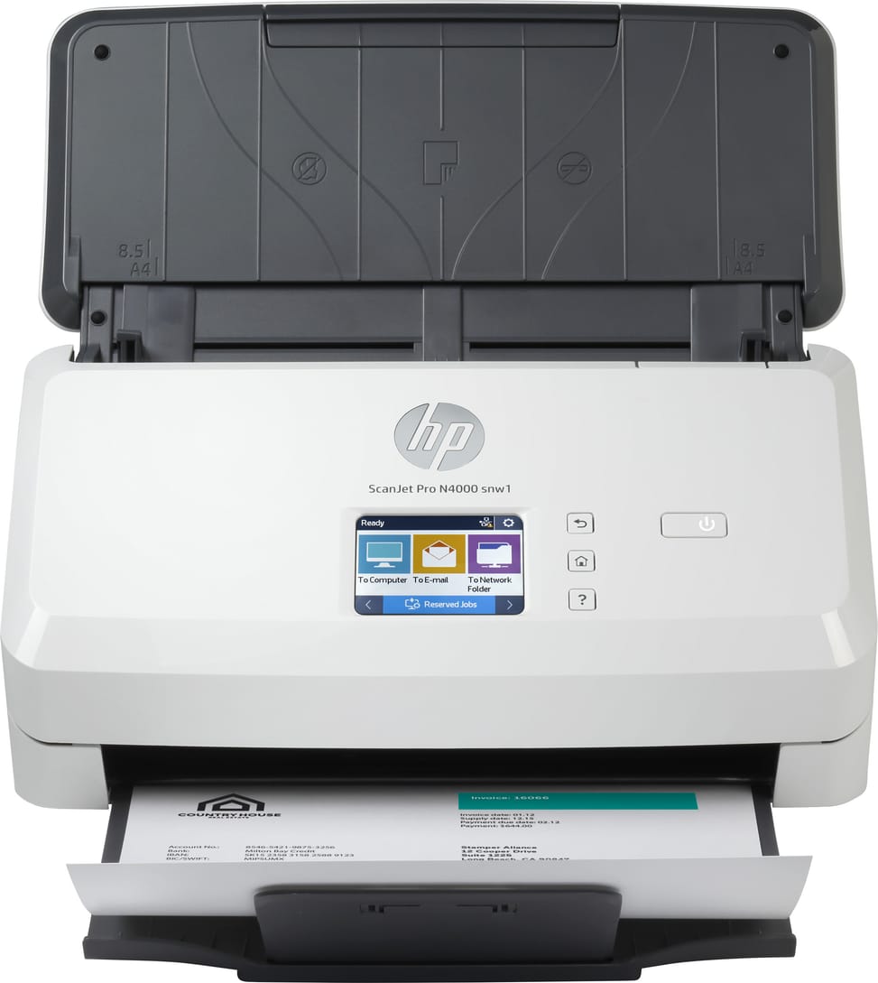 ماسح ضوئي HP ScanJet Pro N4000 snw1 (6FW08A) — صورة 3