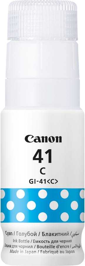 Canon GI-41C Cyan - Bouteille d'encre Canon d'origine (4543C001AA) — image 2