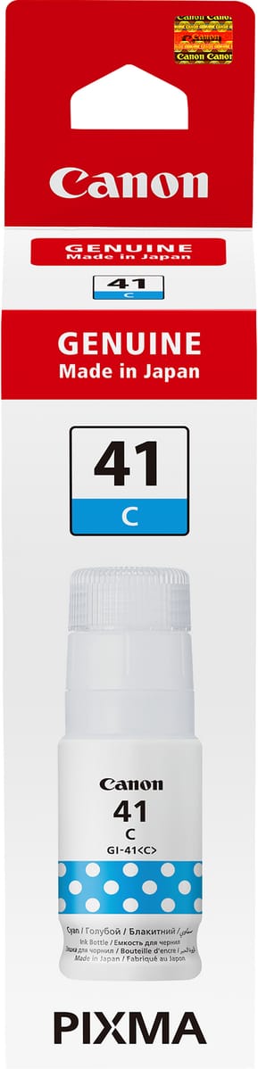 Canon GI-41C Cyan - Bouteille d'encre Canon d'origine (4543C001AA)