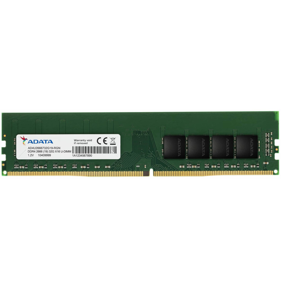 ADATA Barrette mémoire Desk DDR4-2666 U-DIMM 4GB B  (AD4U26664G19-SGN)
