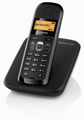 Siemens Gigaset AS180 noir - Téléphone fixe sans fil — image 2