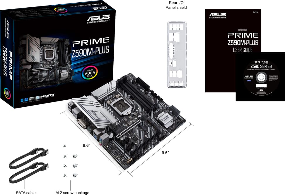 Carte mère ASUS PRIME Z590M-PLUS (90MB1690-M0EAY0)