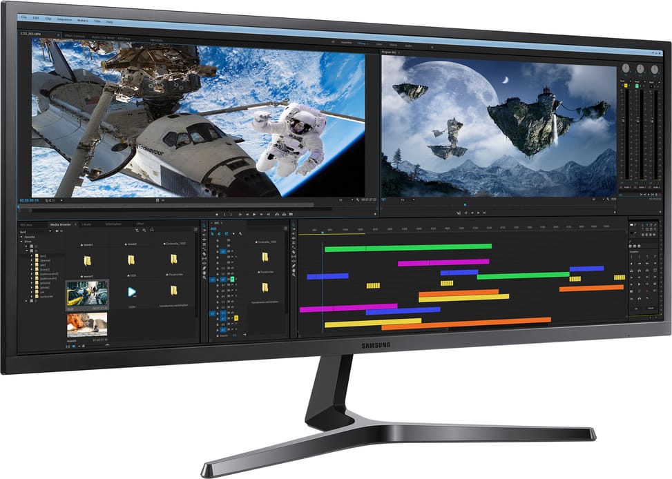 Écran Samsung 34" (LS34J550WQMXZN)