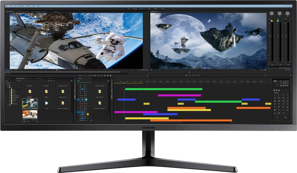 Écran Samsung 34" (LS34J550WQMXZN)