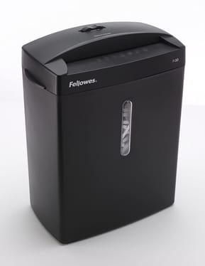 Destructeur Fellowes Powershred® P-33S — Sécurité P-2 · 15 L · 8 feuilles/passage