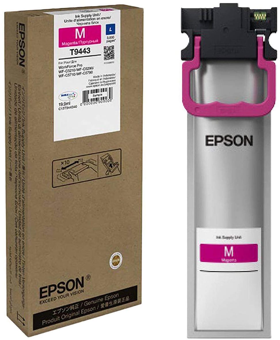 Epson T9443 Cartouche d'encre L Magenta (C13T944340)