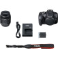 Reflex Canon EOS 2000D + Objectif EF-S 18-55mm IS II (2728C003AA)