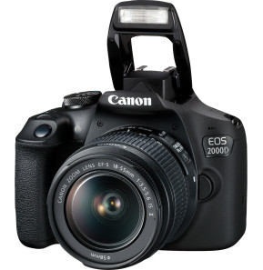Reflex Canon EOS 2000D + Objectif EF-S 18-55mm IS II (2728C003AA)