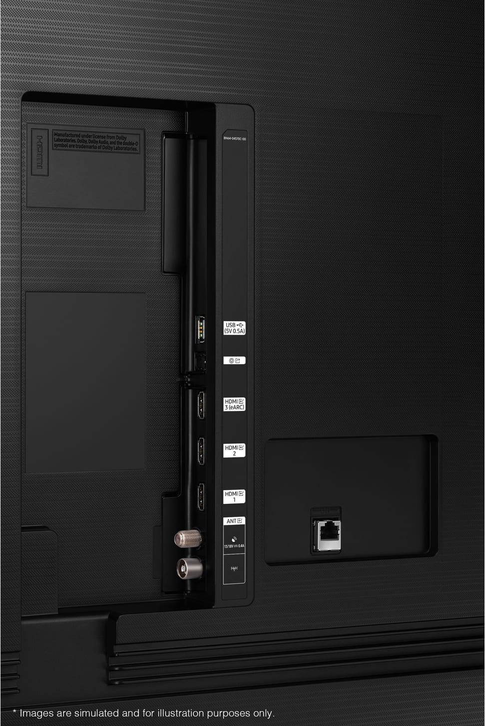 Téléviseur Samsung AU7000 intelligent 4K UHD 58" (UA58AU7000UXMV)