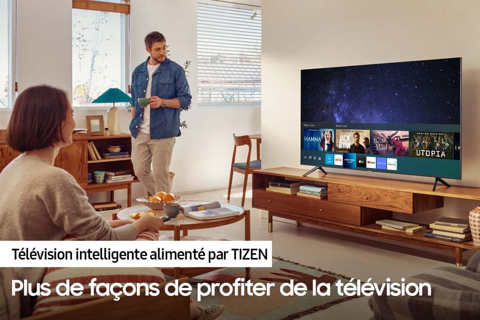 Téléviseur Samsung AU7000 intelligent 4K UHD 58" (UA58AU7000UXMV)