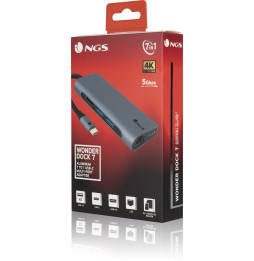 NGS DOCK 7 TO 1 USB-C 2USB A HDMI 4K LAN MICR (WONDERDOCK7)
