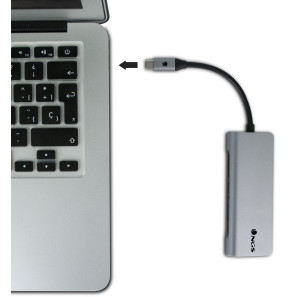 NGS DOCK 7 TO 1 USB-C 2USB A HDMI 4K LAN MICR (WONDERDOCK7)
