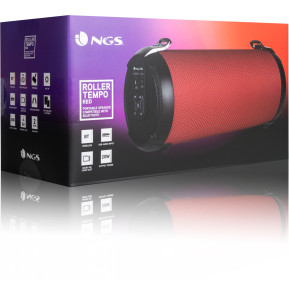 Haut-parleur portable NGS Roller Tempo rouge 20W (ROLLERTEMPORED)