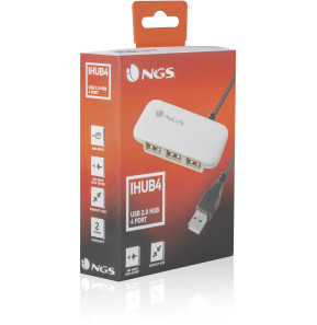 Hub NGS de 4 ports USB 2.0 (IHUB4)