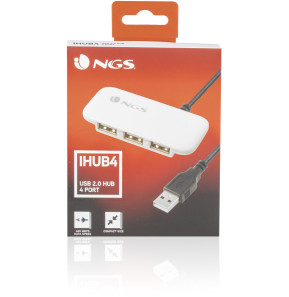 Hub NGS de 4 ports USB 2.0 (IHUB4)