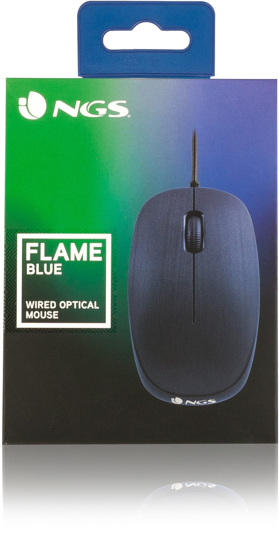 Souris filaire NGS Flame Blue (FLAMEBLUE)