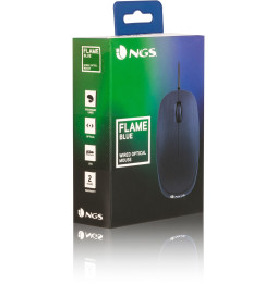 Souris filaire NGS Flame Blue (FLAMEBLUE)