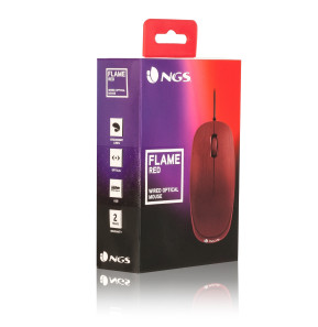 Souris filaire NGS Flame Rouge (FLAMERED)