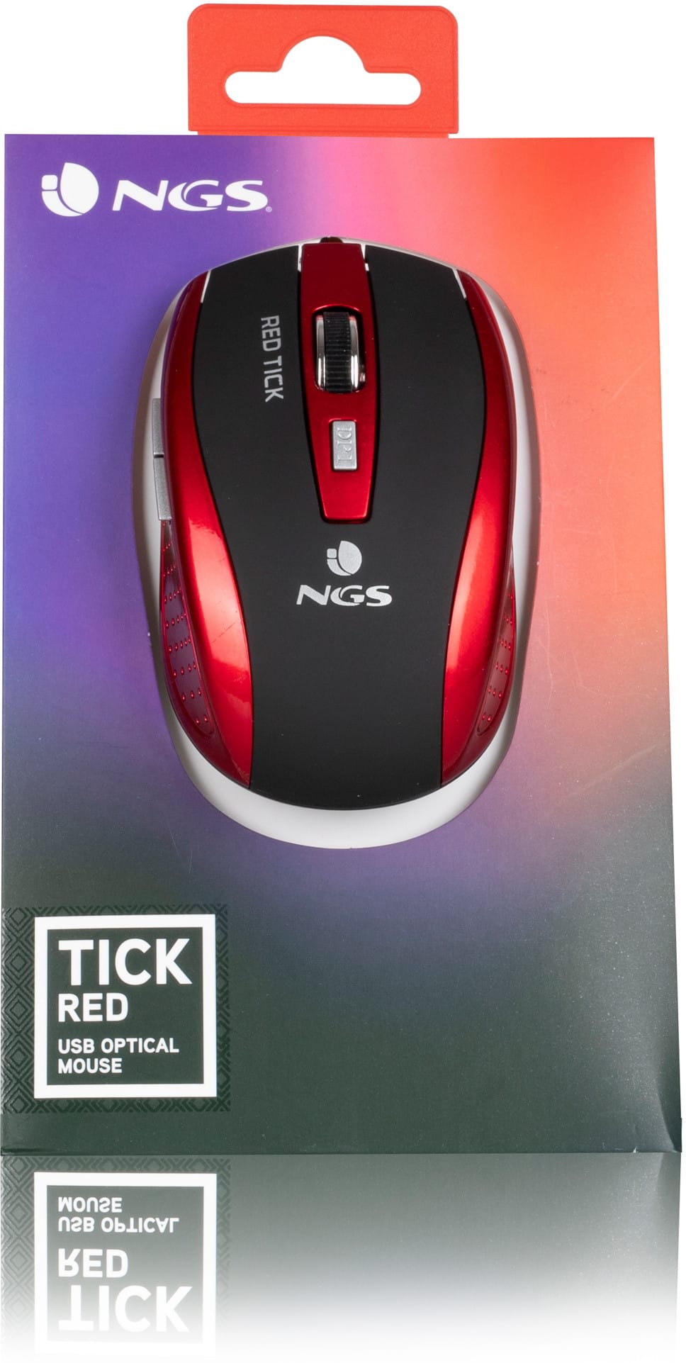 Souris filaire NGS Tick Rouge (TICKRED)