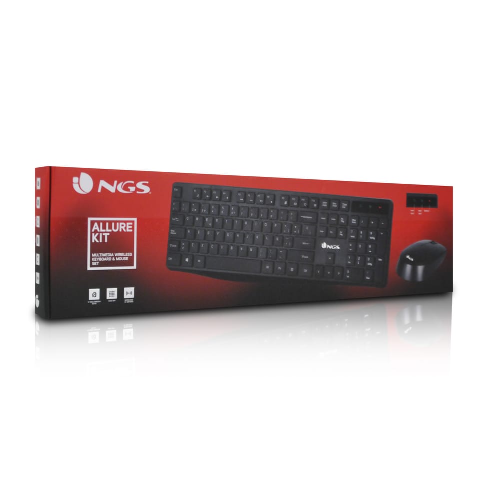 Pack Clavier/Souris sans fil NGS Allure (ALLUREKIT)