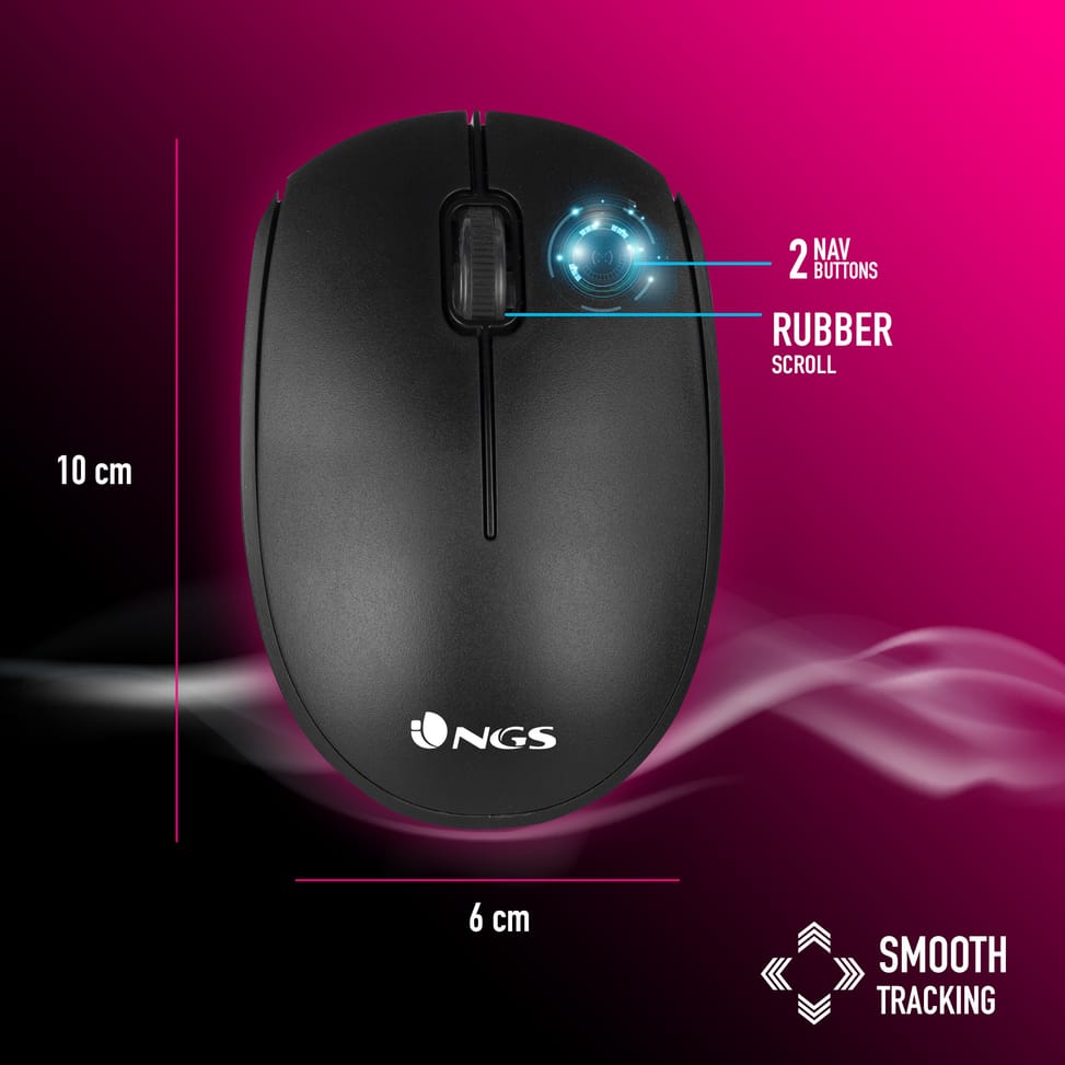 Pack Clavier/Souris sans fil NGS Allure (ALLUREKIT)