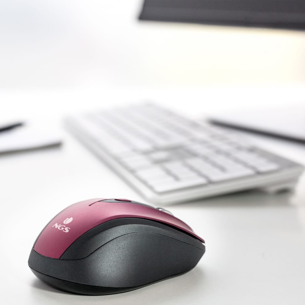 Souris sans fil NGS Evo Mute Violet (EVOMUTEPURPLE)