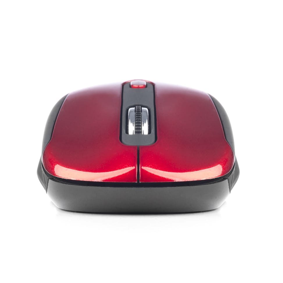 Souris sans fil NGS Haze Rouge avec nano-récepteur (HAZERED)