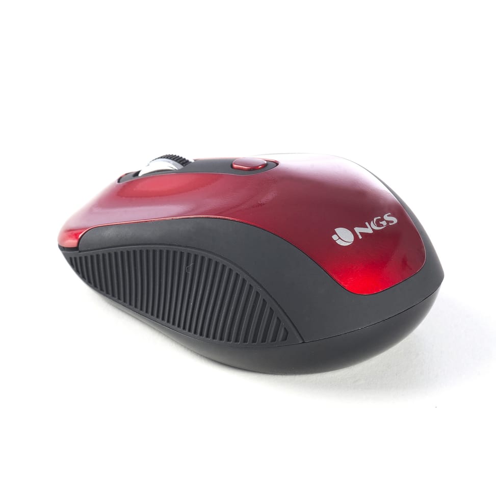 Souris sans fil NGS Haze Rouge avec nano-récepteur (HAZERED)