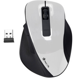 NGS OPTICAL WIRELESS MOUSE, ERGONOMIC, BIG SIZE (BOWWHITE)