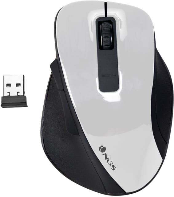 Souris sans fil NGS Bow Blanche (BOWWHITE)