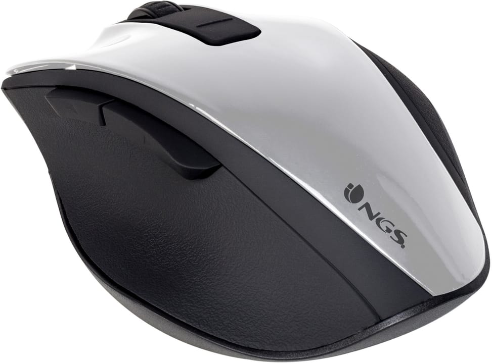 NGS OPTICAL WIRELESS MOUSE, ERGONOMIC, BIG SIZE (BOWWHITE)