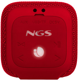 Enceinte Waterproof NGS Roller Coaster Rouge 10W (ROLLERCOASTERRED)